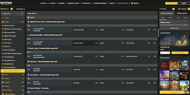 Bet365 scores